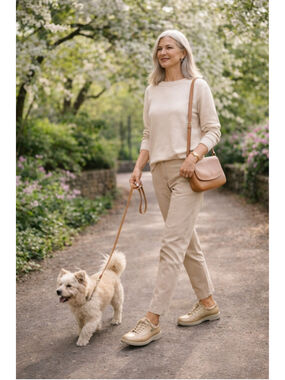 Finn Comfort Walking Shoes Womens 6 Gold Leather Lace Comfort Athleisure Travel